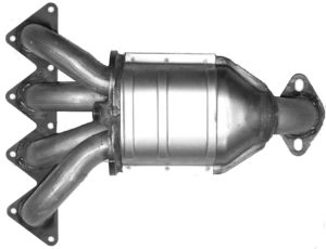 (19662) Catalyseur W/ Collecteur d'échappement Hyundai 